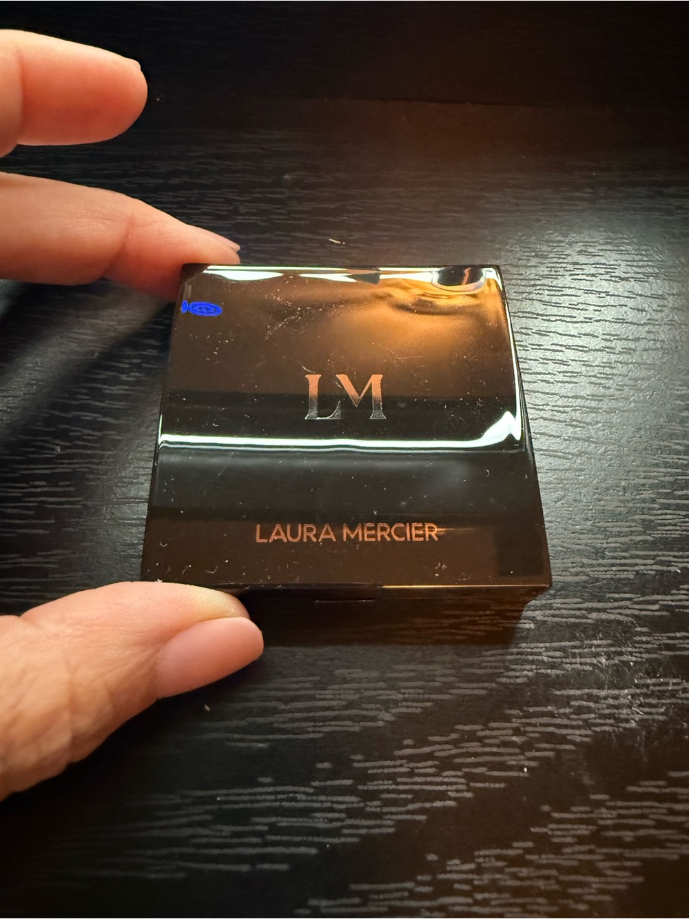 laura mercier Black Compact Powder Case